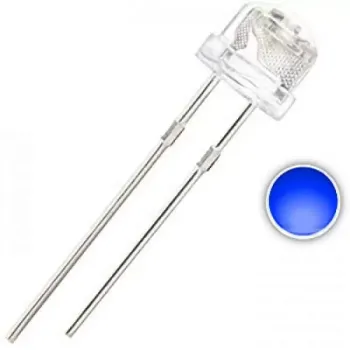 5mm Straw Hat Led Blue