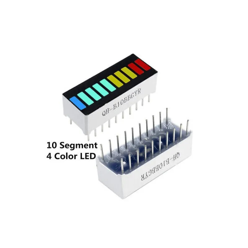 10-Segment Bargraph LED Bar Display Module B10BBGYR 10-Segment Bargraph LED Bar Display Module B10BBGYR