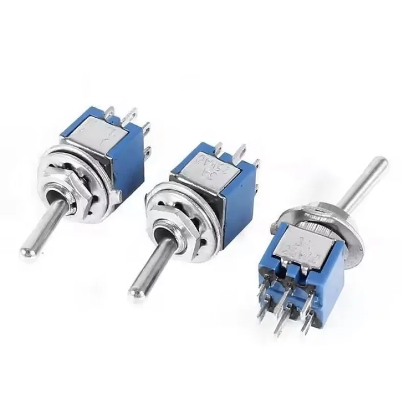 SMTS-202 Întrerupător Basculant 250V 1,5A DPDT ON-ON SMTS-202 Întrerupător Basculant 250V 1,5A DPDT ON-ON