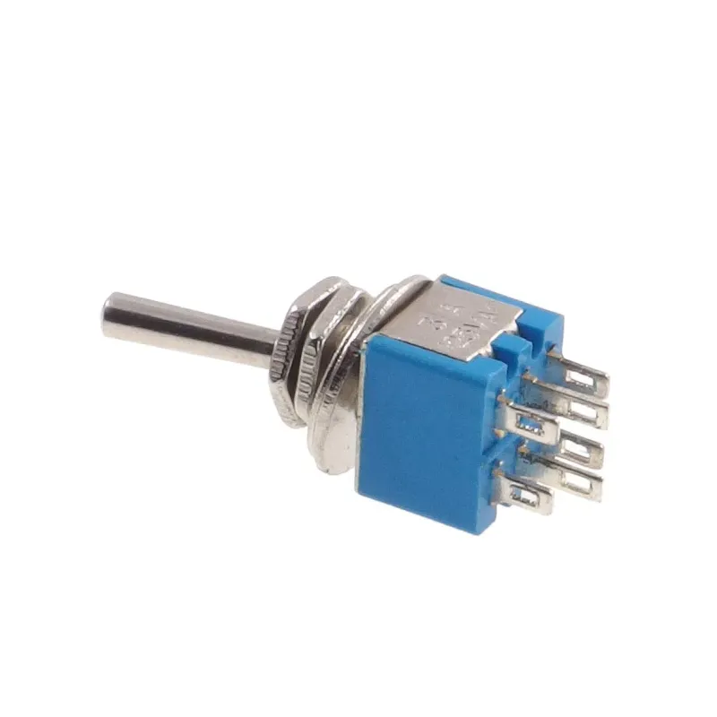 SMTS-202 Întrerupător Basculant 250V 1,5A DPDT ON-ON SMTS-202 Întrerupător Basculant 250V 1,5A DPDT ON-ON