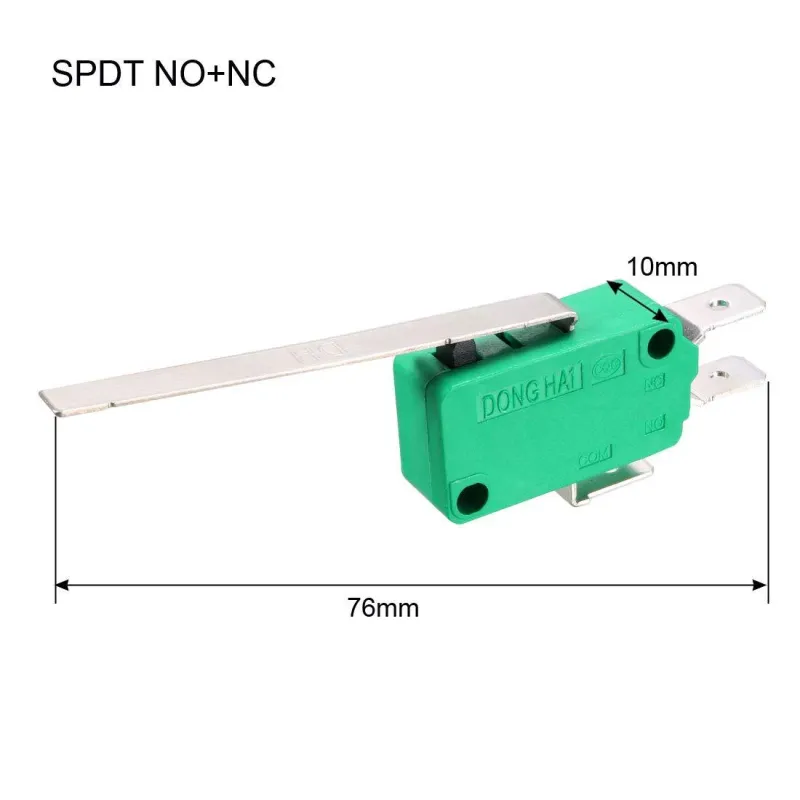 KW3-OZ 16A 125/250VAC Lung Drept Balama Tip Pârghie SPDT NO NC Micro Limit Switch KW3-OZ 16A 125/250VAC Lung Drept Balama Tip Pârghie SPDT NO NC Micro Limit Switch