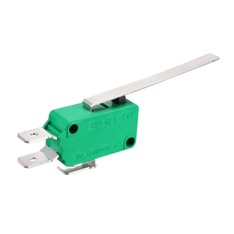 KW3-OZ 16A 125/250VAC Lung Drept Balama Tip Pârghie SPDT NO NC Micro Limit Switch KW3-OZ 16A 125/250VAC Lung Drept Balama Tip Pârghie SPDT NO NC Micro Limit Switch