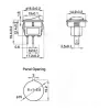 Mini Comutator Basculant ON/OFF SPDT 250V 3A 2 Pini - RED Mini Comutator Basculant ON/OFF SPDT 250V 3A 2 Pini - RED