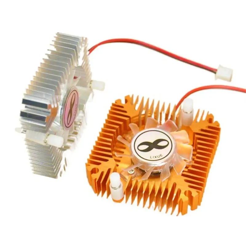 Radiator Din Aluminiu de 55 mm cu Ventilator de 12 V Pentru LED-uri și Plăci Grafice de 10 W Radiator Din Aluminiu de 55 mm cu Ventilator de 12 V Pentru LED-uri și Plăci Grafice de 10 W