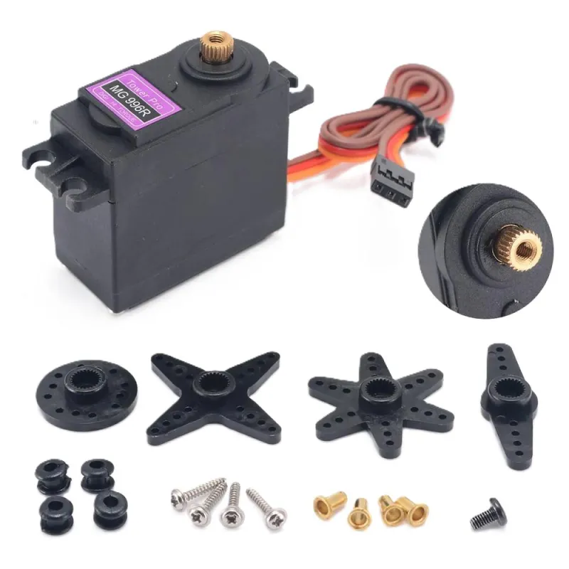 MG996R Set Servo Motor și Angrenaj - 180 de Grade MG996R Set Servo Motor și Angrenaj - 180 de Grade