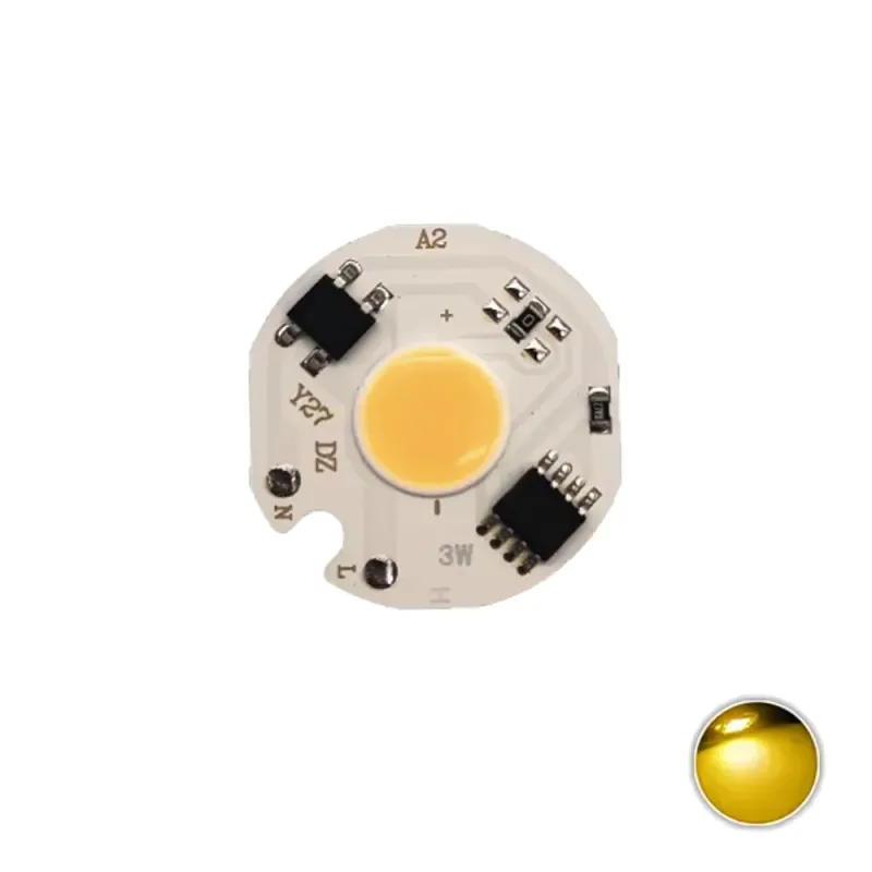220V 7W Power Led Board Modul IP65 Y27 2800-3200K Alb Cald