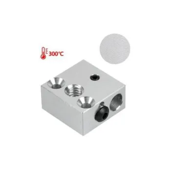 Creality MK8-CR10 Heater Block - 20x20x10mm - Compatible with Ender 3, Ender 5 - 300°C