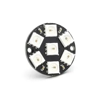 WS2812B 5050 RGB LED - 7 Bit Circular