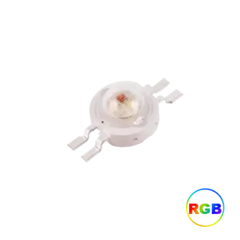 Led de Putere 3W RGB 4 Pini - Anod Comun