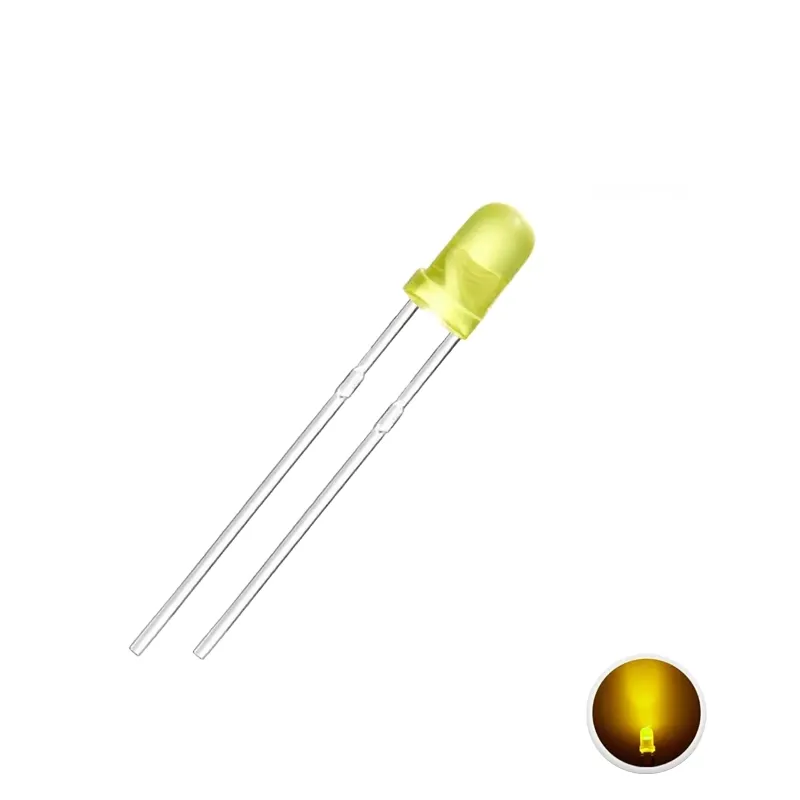 Led 3mm - Galben Led 3mm - Galben