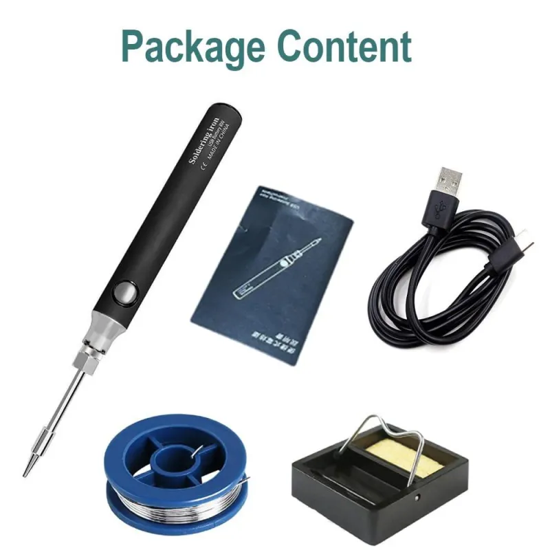 Kit de Instrumente de Lipit Reîncărcabil USB 8W 330C la 450C Kit de Instrumente de Lipit Reîncărcabil USB 8W 330C la 450C