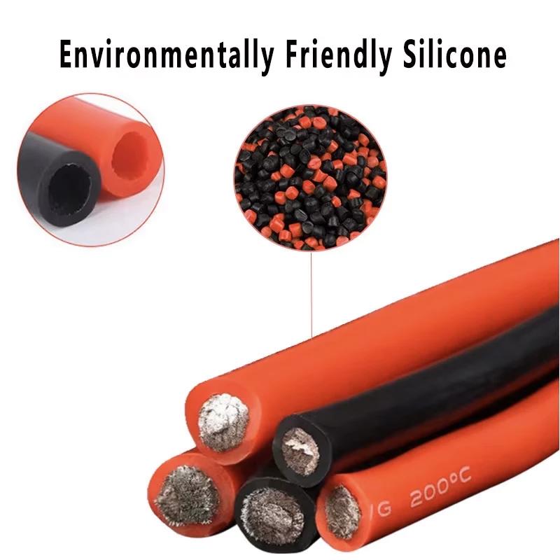 10 AWG Cablu Flexibil Din Silicon 0.08mm Tinned Coper - RED - 1 Meter 10 AWG Cablu Flexibil Din Silicon 0.08mm Tinned Coper - RED - 1 Meter