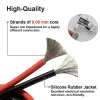 10 AWG Cablu Flexibil Din Silicon 0.08mm Tinned Coper - RED - 1 Meter 10 AWG Cablu Flexibil Din Silicon 0.08mm Tinned Coper - RED - 1 Meter