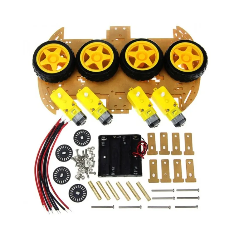 Kit Mașină Robotizată cu Șasiu 4WD Kit Mașină Robotizată cu Șasiu 4WD