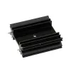 TO-247 Răcitor Radiator Tranzistor 38x34x12mm Aluminiu - Negru TO-247 Răcitor Radiator Tranzistor 38x34x12mm Aluminiu - Negru