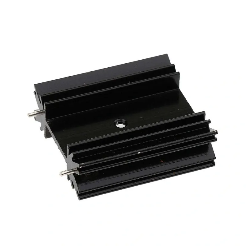 TO-247 Răcitor Radiator Tranzistor 38x34x12mm Aluminiu - Negru TO-247 Răcitor Radiator Tranzistor 38x34x12mm Aluminiu - Negru
