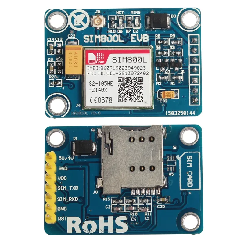 SIM800L V2 GSM/GPRS Development Board Module with Antenna SIM800L V2 GSM/GPRS Development Board Module with Antenna