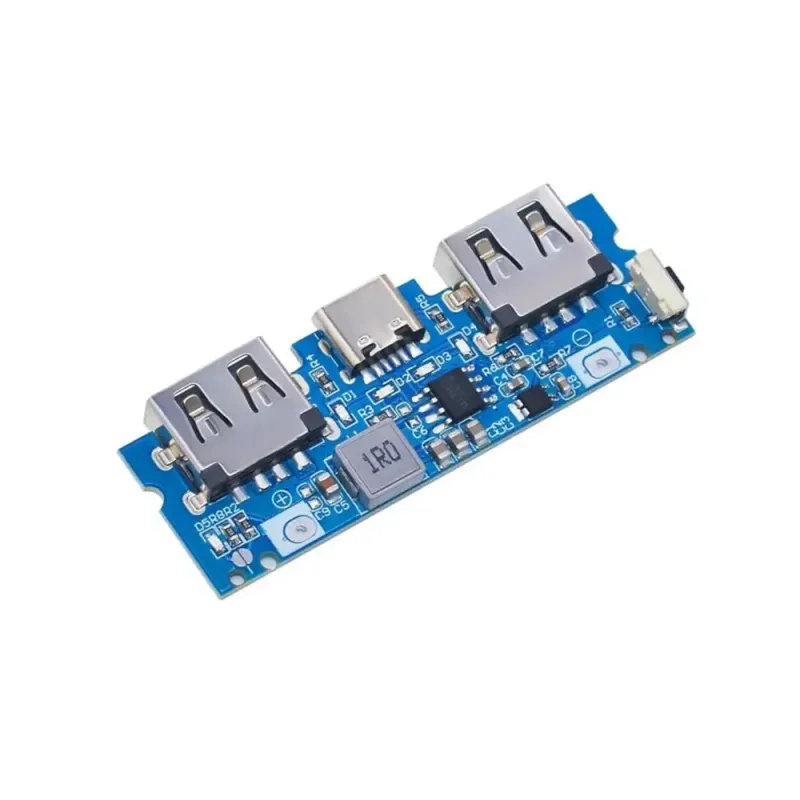 Micro/Type-C USB 5V 2.4A Dual USB 18650 Boost Battery Charger Board Micro/Type-C USB 5V 2.4A Dual USB 18650 Boost Battery Charger Board