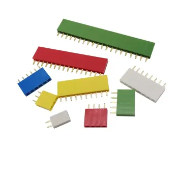 1 x 2 Pin Header 2.54mm Rosu - Femela