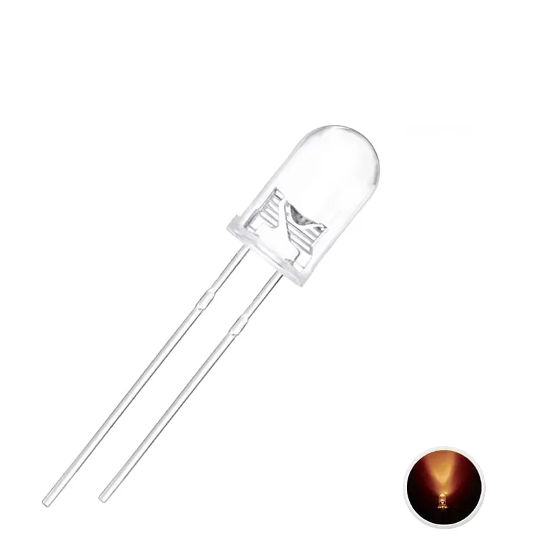 5mm LED Transparent Orange 5mm LED Transparent Orange