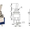 MTS-102 Toggle Switch 250V 3A SPDT ON-ON MTS-102 Toggle Switch 250V 3A SPDT ON-ON