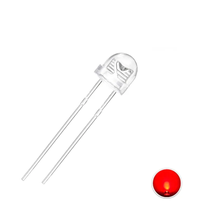 5mm Ultra Bright Red LED 2000-3000mcd