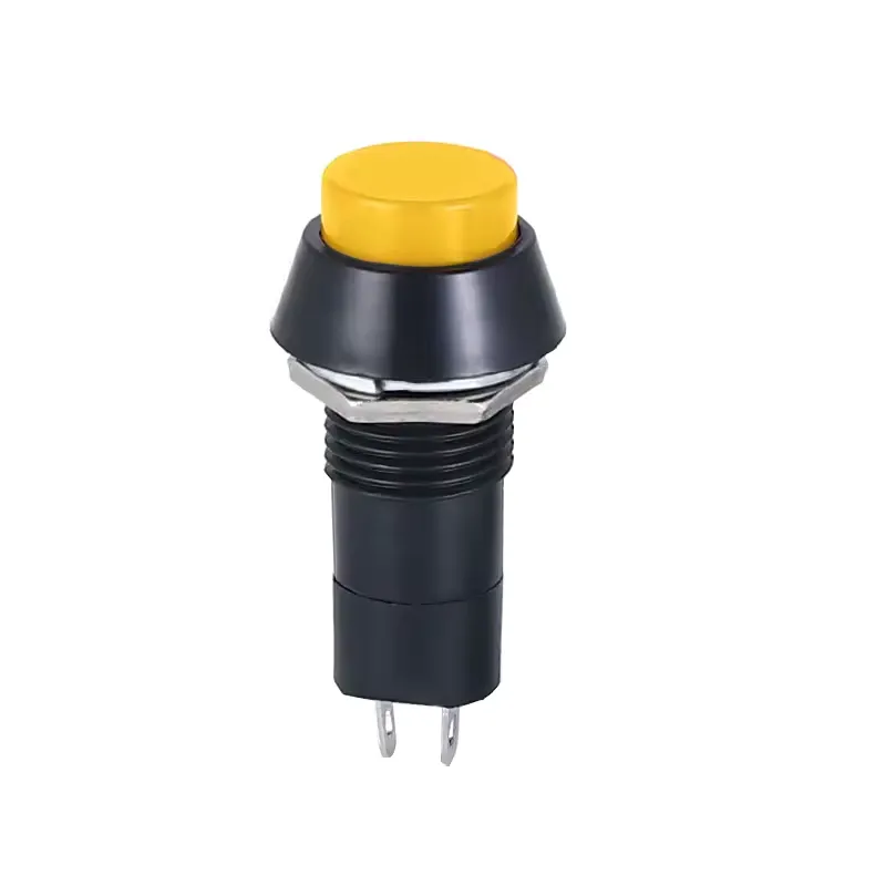 Push Button 12mm, On/Off Switch, 3 Amp, PBS-11A - Yellow Push Button 12mm, On/Off Switch, 3 Amp, PBS-11A - Yellow