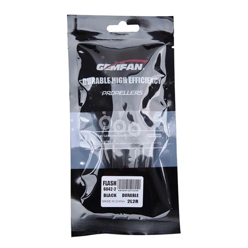 Gemfan Flash 6042 2-Blade Propeller Set (4pcs) - Black Gemfan Flash 6042 2-Blade Propeller Set (4pcs) - Black