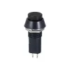 Buton de 12 mm, Blocare pornire/oprire, 3 Amp, PBS-11A - Negru Buton de 12 mm, Blocare pornire/oprire, 3 Amp, PBS-11A - Negru
