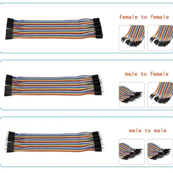 20cm 40 Pin M-M Jumper Wires