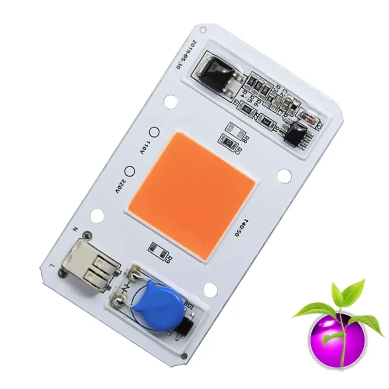 220V 50W Full Spectrum Plant Grow Power Led Board Module 380-840nm Roz 220V 50W Full Spectrum Plant Grow Power Led Board Module 380-840nm Roz
