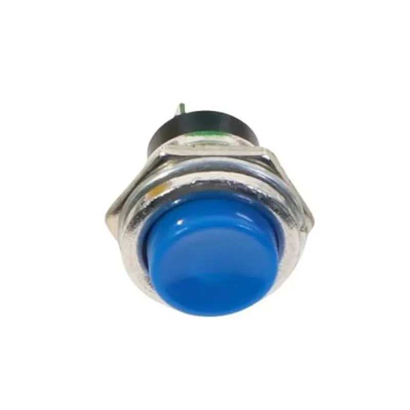 Buton Pulsator 16mm, Momentan pornit/oprit, 2 Amp, PBS-26B - Albastru Buton Pulsator 16mm, Momentan pornit/oprit, 2 Amp, PBS-26B - Albastru