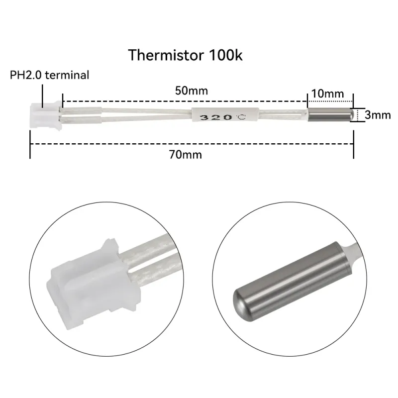 Termistor 320C Compatibil cu Hotend K1 / K1 Max / K1C Termistor 320C Compatibil cu Hotend K1 / K1 Max / K1C