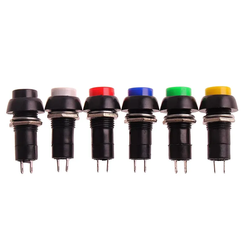 Push Button 12mm with On/Off Lock 3 Amps PBS-11A - Red Push Button 12mm with On/Off Lock 3 Amps PBS-11A - Red