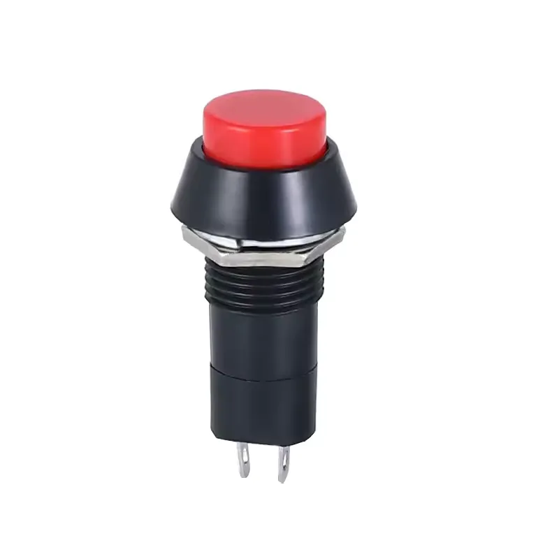 Push Button 12mm with On/Off Lock 3 Amps PBS-11A - Red Push Button 12mm with On/Off Lock 3 Amps PBS-11A - Red
