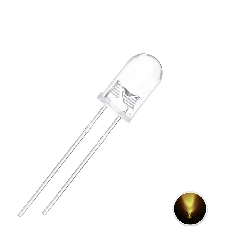 5mm LED Transparent Yellow 5mm LED Transparent Yellow
