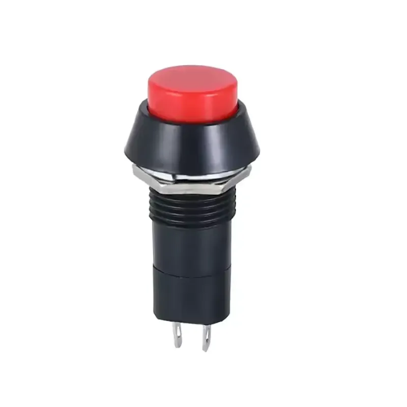 Push Button 12mm, On/Off Timer, 3 Amp, PBS-11B - Red Push Button 12mm, On/Off Timer, 3 Amp, PBS-11B - Red
