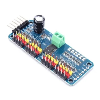 PCA9685 16 Canale IIC Interfață 12-Bit PWM Servo Motor Driver Board