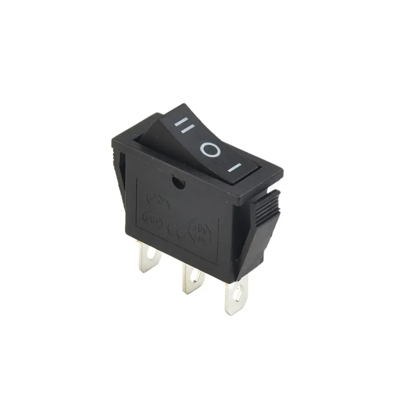 KCD3-103 Rocker Switch SPDT ON-OFF-ON 250V 15A 3-Way - Black KCD3-103 Rocker Switch SPDT ON-OFF-ON 250V 15A 3-Way - Black