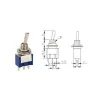 MTS-103 250V 3A SPDT Toggle Switch On/Off/On MTS-103 250V 3A SPDT Toggle Switch On/Off/On